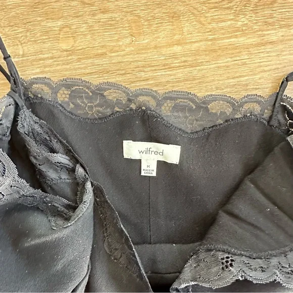 Aritzia Wilfred Lace Trim Slip Dress - Picture 3 of 4